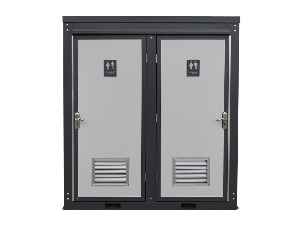 Double Toilet Stalls Portable Restroom by Bastone